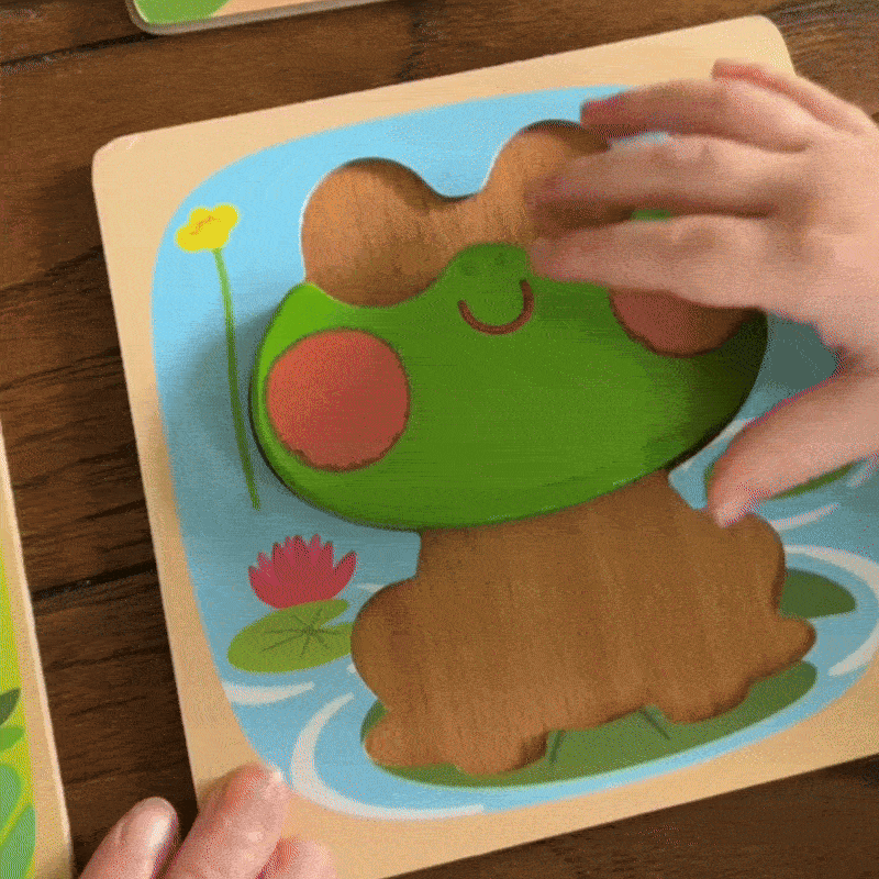 Totly™ Montessori Wooden Puzzle Set for Toddlers