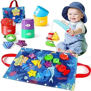 Montessori Fishing Game For Toddlers