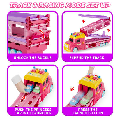 Totly™ Unicorn Foldable Car-Racer for Tots/Kids