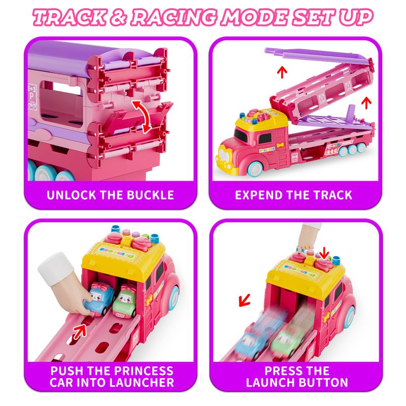 Totly™ Unicorn Foldable Car-Racer for Tots/Kids